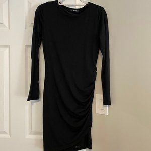 Long Sleeve Black Bodycon Dress